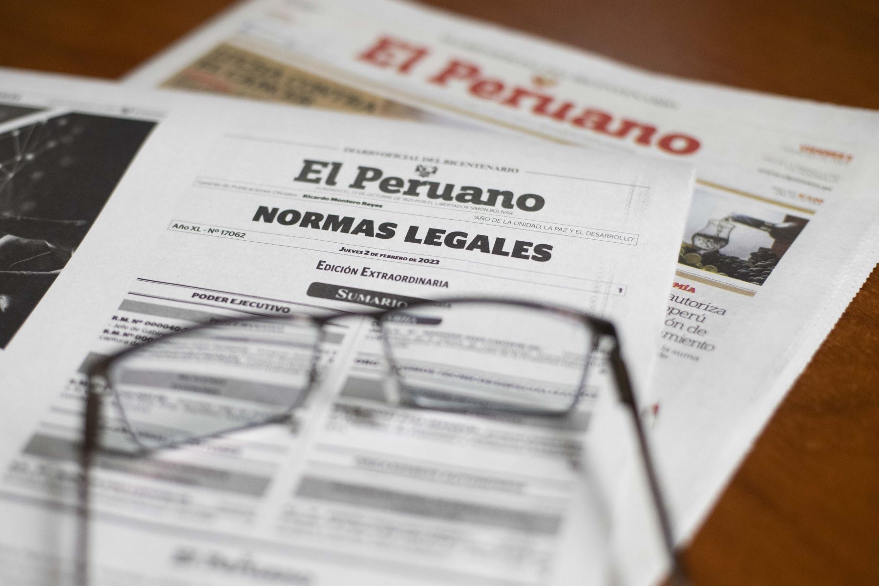 Normas Legales del Diario Oficial El Peruano (imagen referencial). Foto: ANDINA/Carla Patiño Ramírez