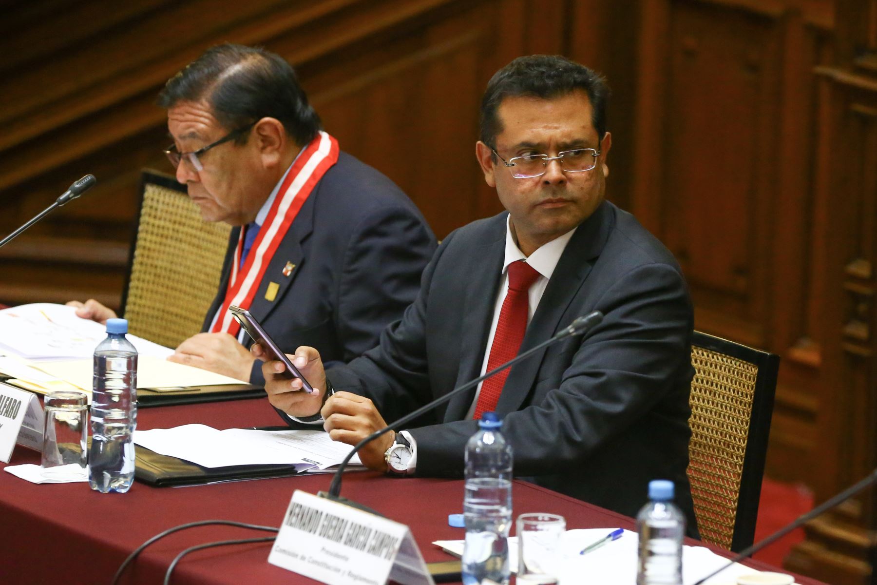Ministro de Justicia, José Tello, se presenta en el Congreso. Foto: ANDINA/Eddy Ramos.