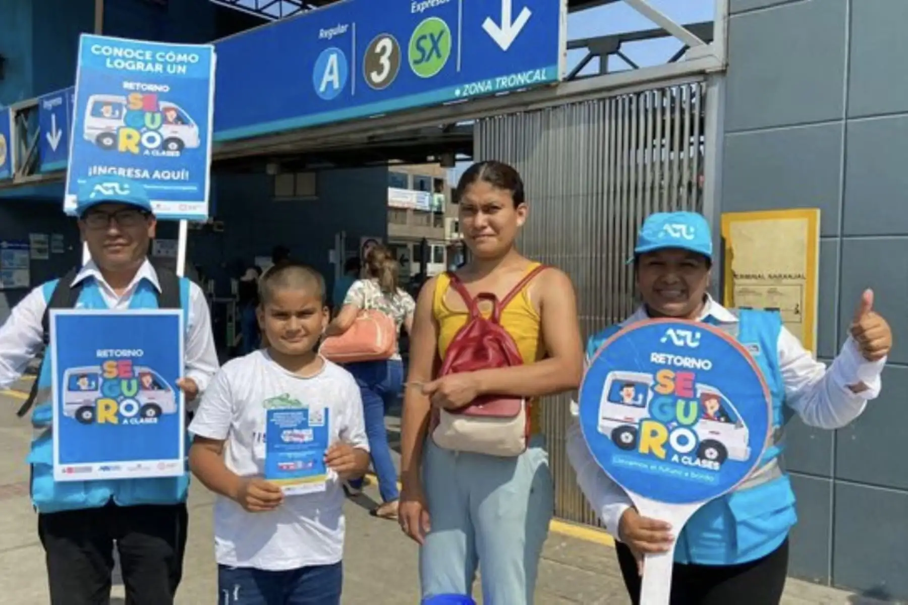 ATU informa cuál es la documentación necesaria para ofrecer el servicio de movilidad escolar en el marco de la campaña Retorno Seguro a Clases 2023. Foto: ATU.