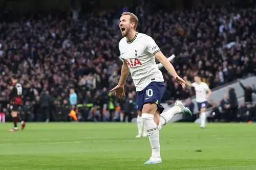 Harry Kane anotó su gol 267 con la camiseta del Tottenham