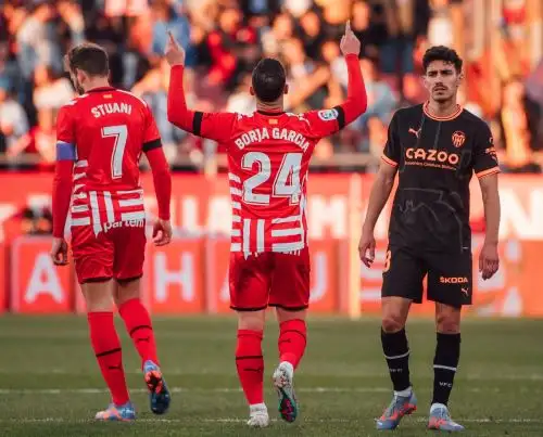 El Girona sumó una importante victoria ante el Valencia en la Liga de España