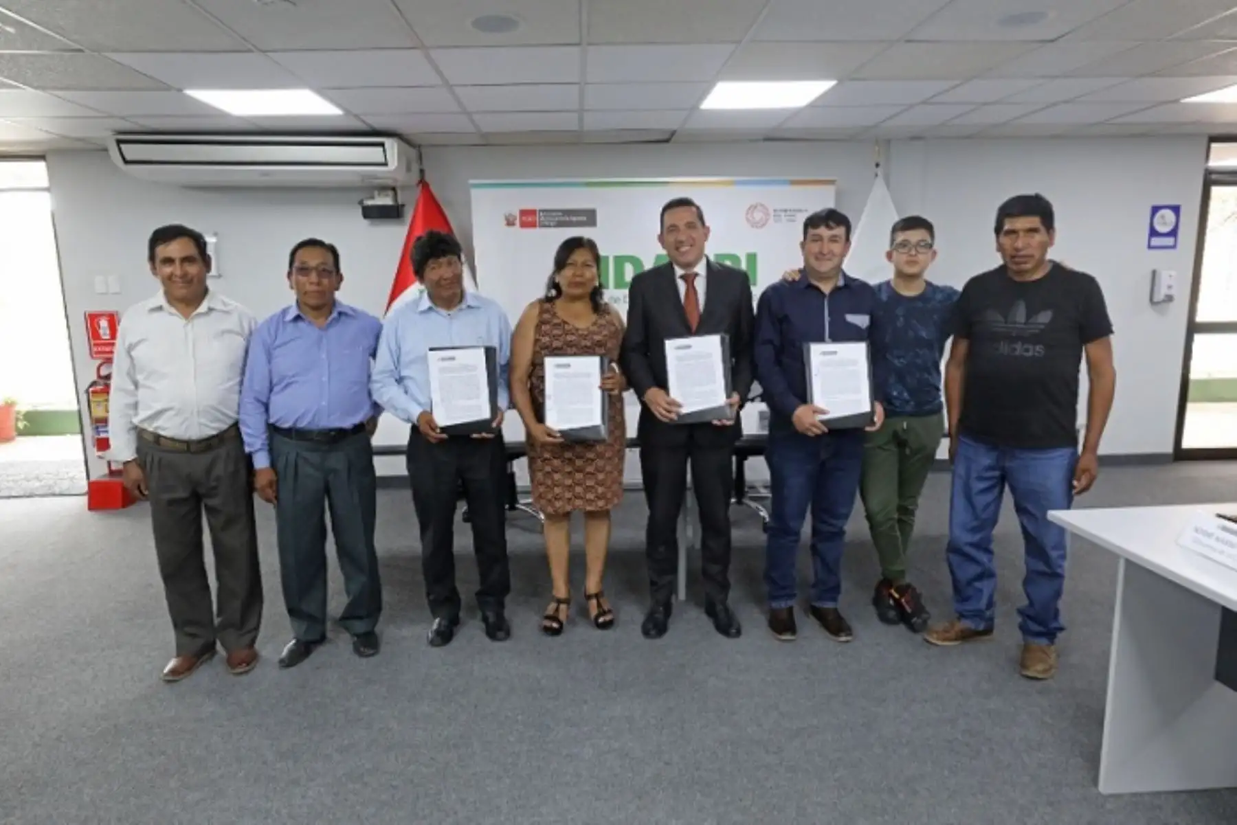 El Midagri suscribió cuatro convenios de cooperación interinstitucional con las municipalidades distritales  de las tres regiones.