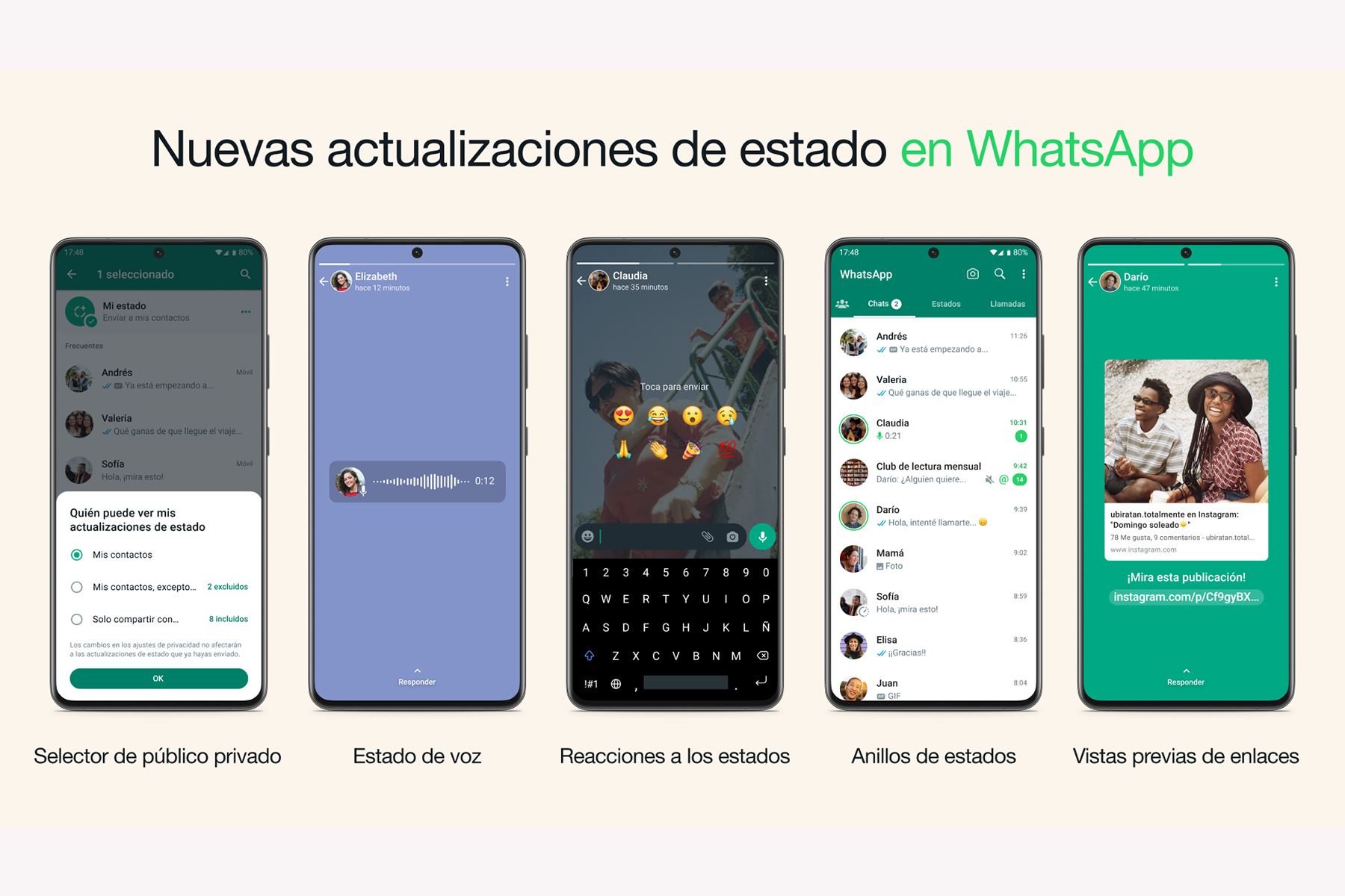 Meta, compañía dueña de WhatsApp, anunció novedades en los estados de la aplicación.