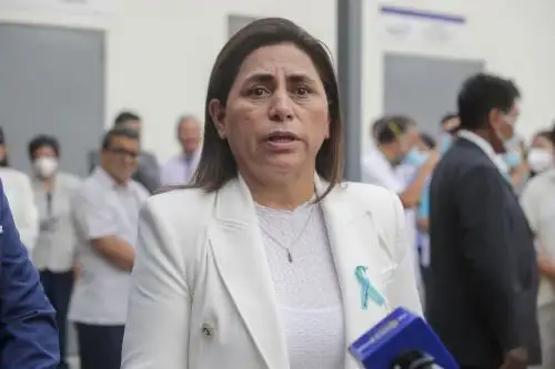 Rosa Gutiérrez, ministra de Salud. ANDINA/Juan Carlos Guzmán