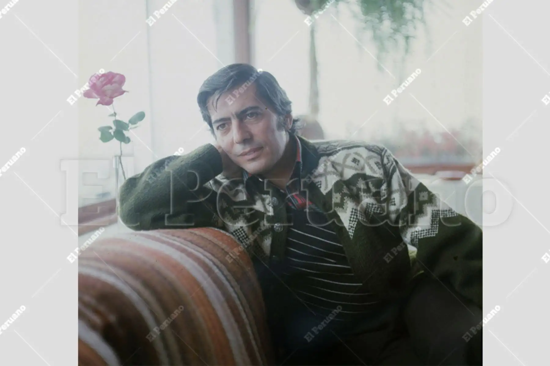 Lima - 29 agosto 1977 / Entrevista al escritor peruano, Mario Vargas LLosa. Foto: Archivo Histórico de El Peruano