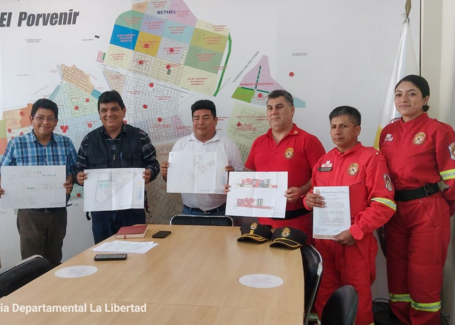 Municipalidad de El Porvenir destinará S/ 8 millones en construcción del centro de entrenamiento de compañía de bomberos de este distrito ubicado en la provincia de Trujillo, región La Libertad.