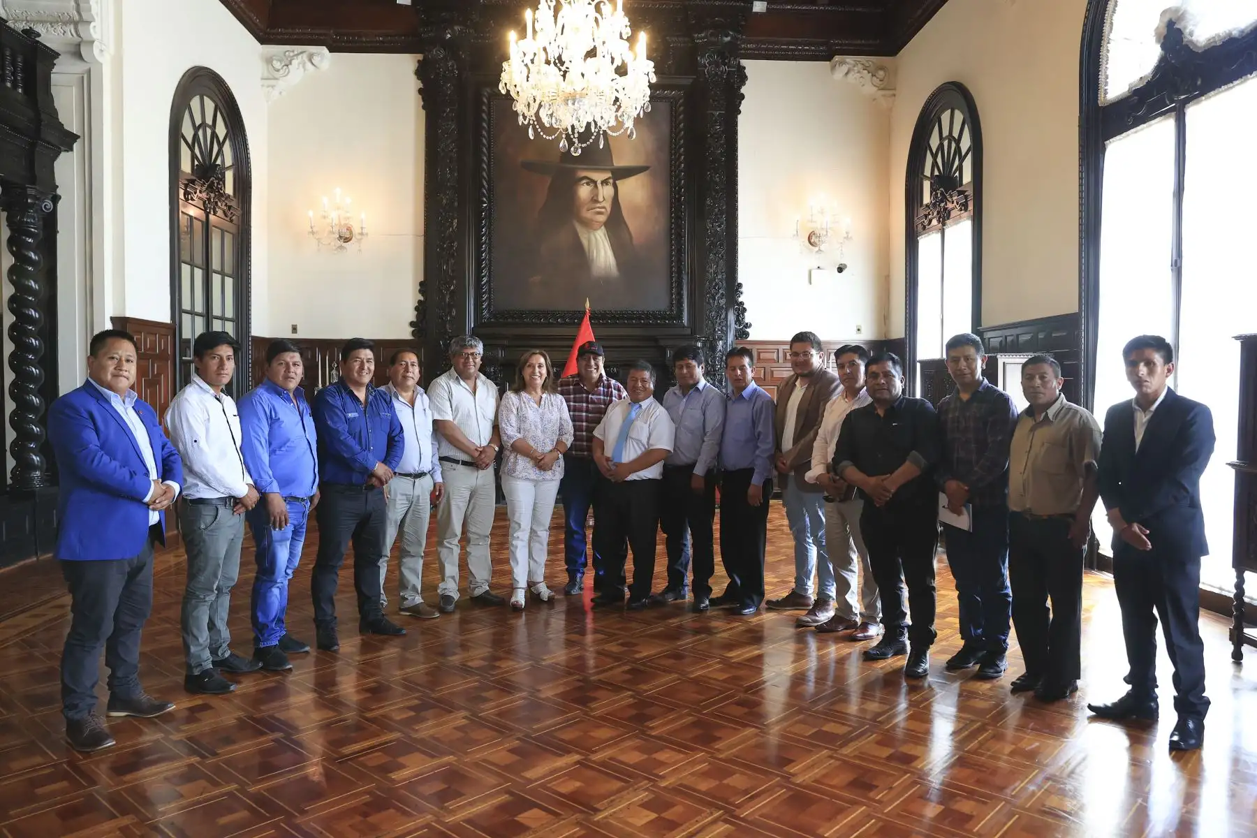 Reunión entre la presidenta Dina Boluarte y alcaldes de la provincia de Jauja.
Foto: ANDINA/Presidencia Perú