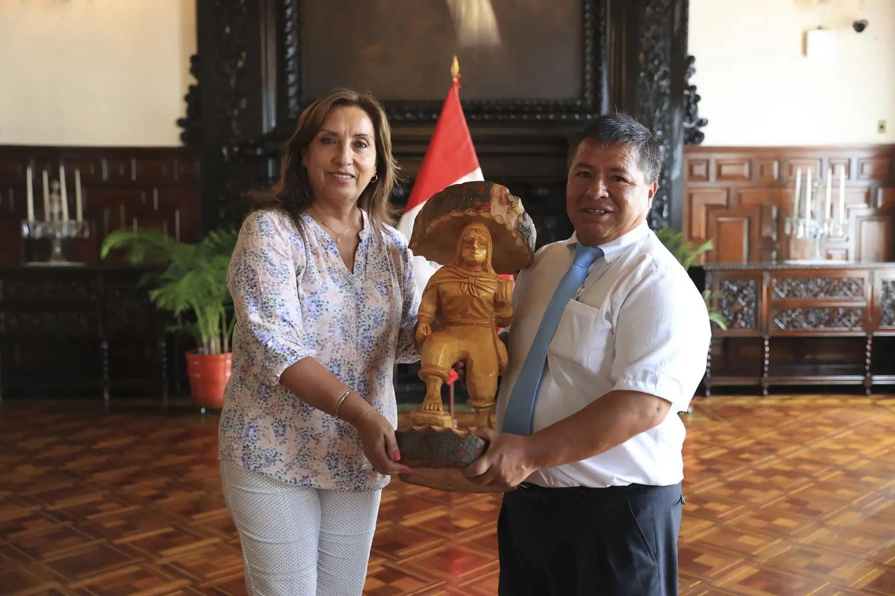 Reunión entre la presidenta Dina Boluarte y alcaldes de la provincia de Jauja.
Foto: ANDINA/Presidencia Perú