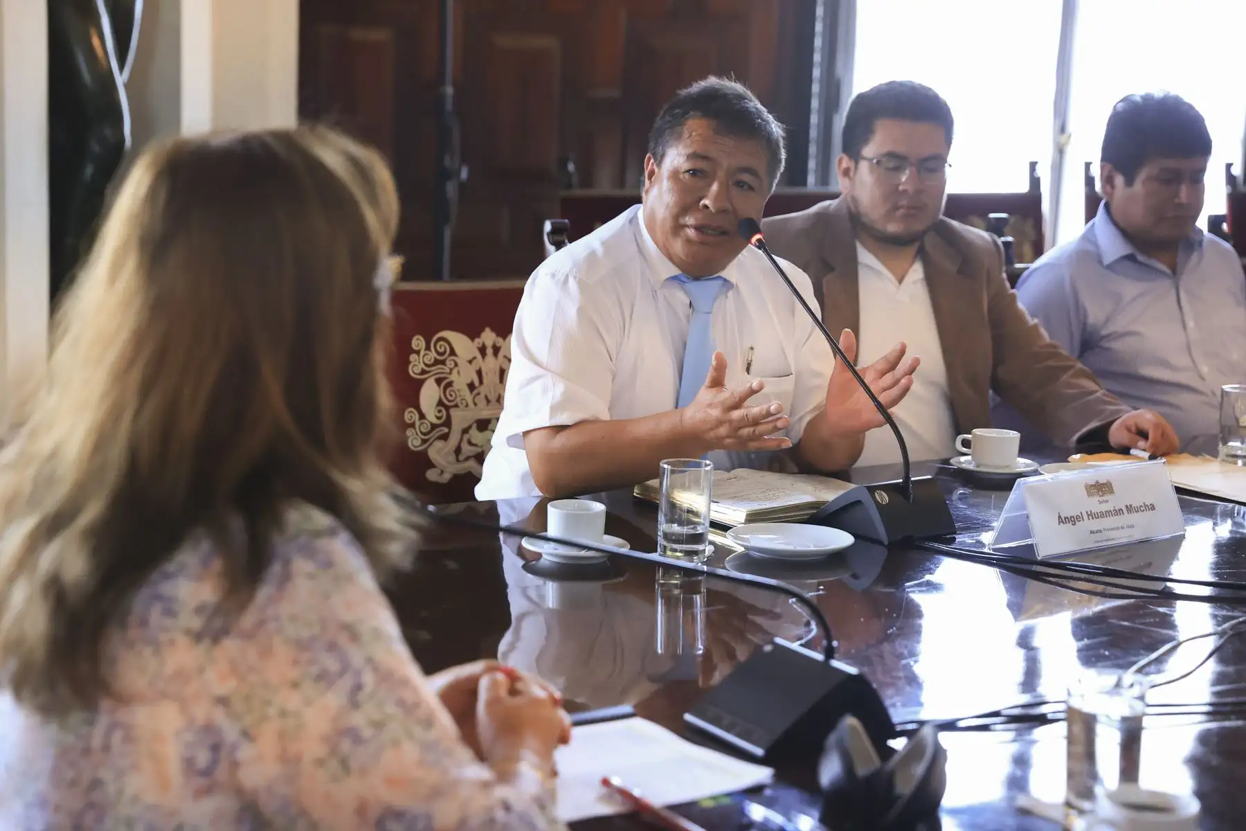 Reunión entre la presidenta Dina Boluarte y alcaldes de la provincia de Jauja.
Foto: ANDINA/Presidencia Perú