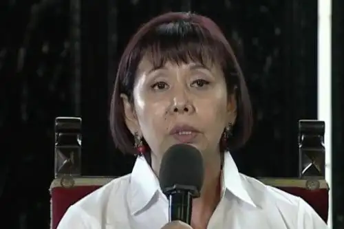 Nancy Tolentino Gamarra, ministra de la Mujer y Poblaciones Vulnerables. Foto: Captura TV