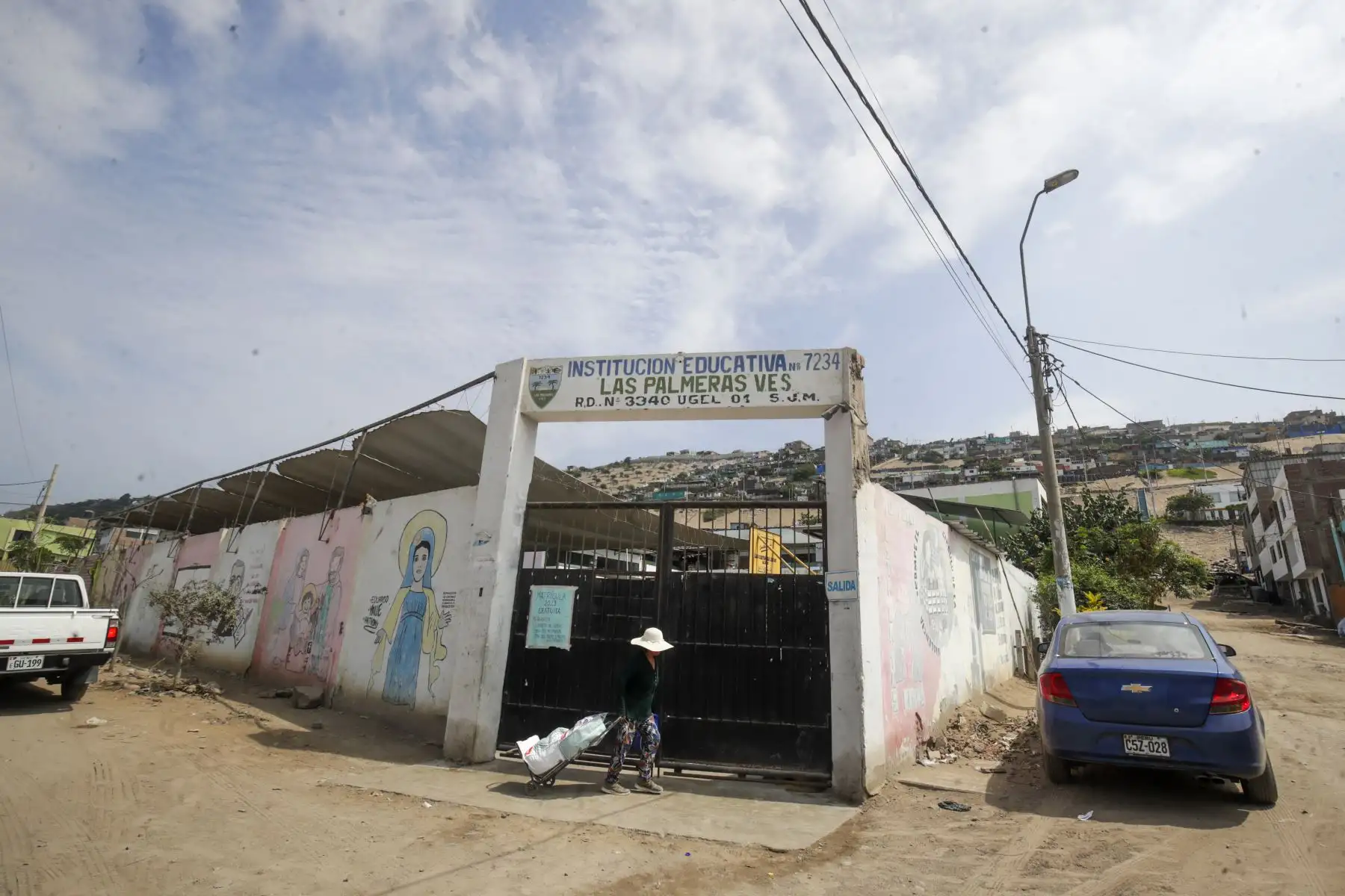 Asentamiento Humano Las Palmeras perteneciente a Lomo de Corvina en Villa El Salvador en situación de vulnerabilidad en caso de un terremoto.

Foto:ANDINA/Juan Carlos Guzmán Negrini