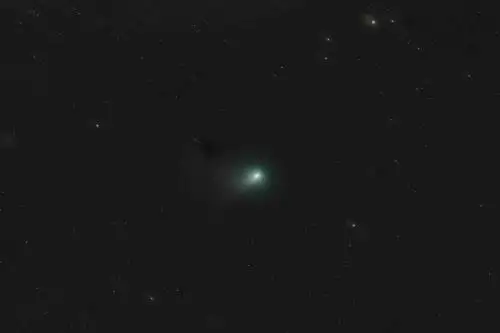 El brillo del Cometa C/2022 E3 (ZTF) ha caído notoriamente en los últimos días. Foto: CONIDA