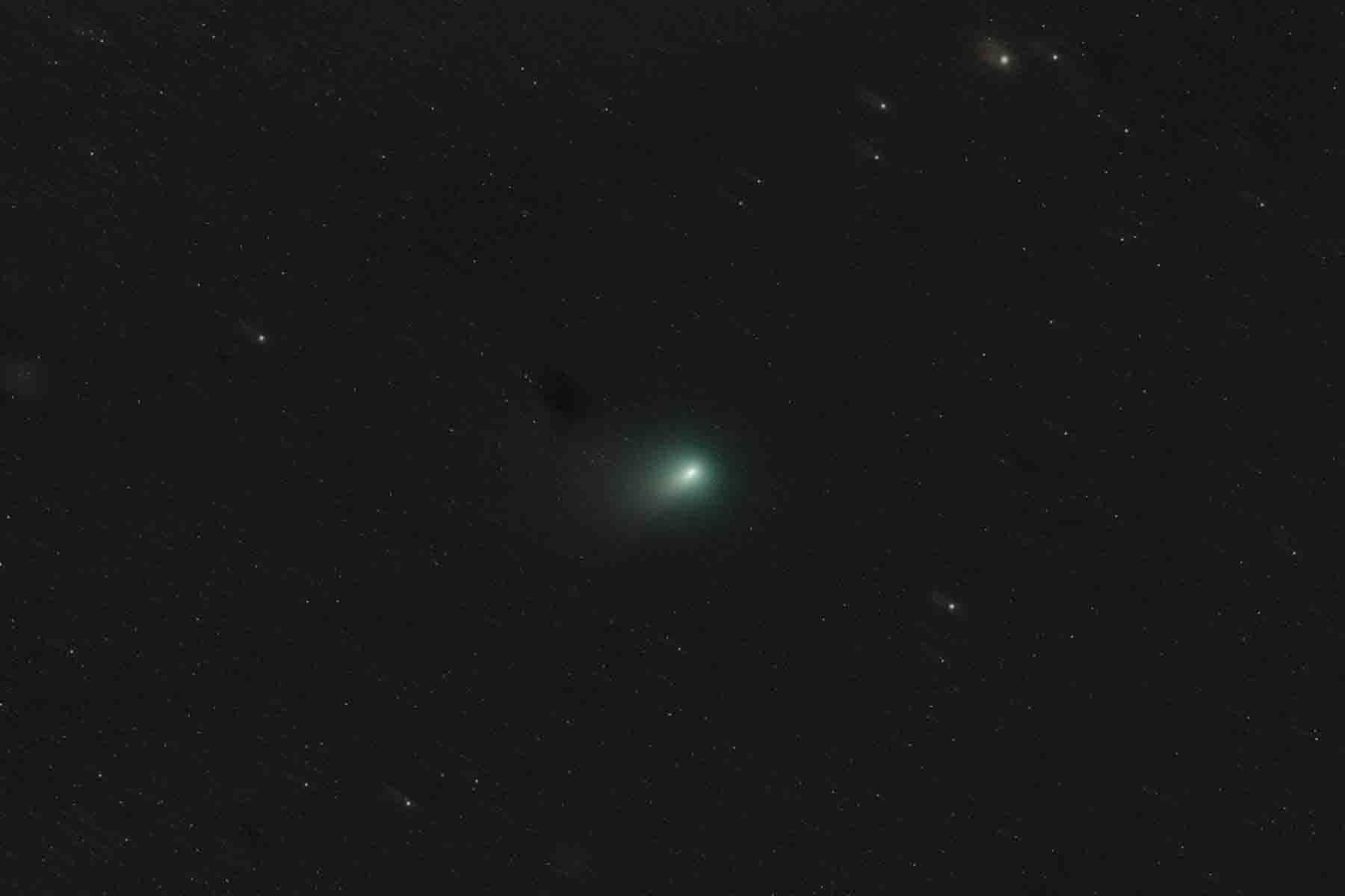 El brillo del Cometa C/2022 E3 (ZTF) ha caído notoriamente en los últimos días. Foto: CONIDA