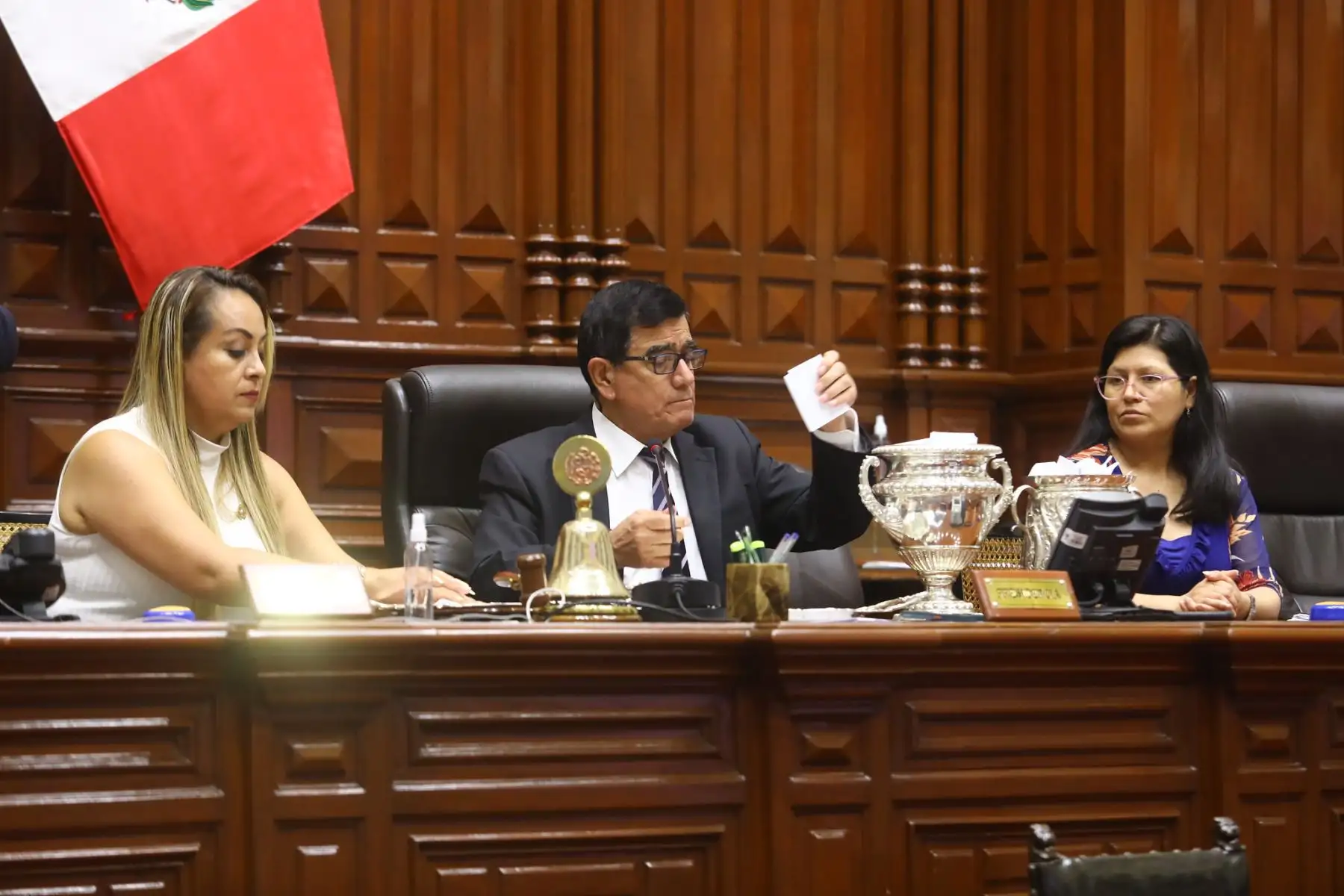 Silvia Monteza, congresista del partido Acción Popular, representante de la región Cajamarca, fue elegida como la nueva segunda vicepresidenta del Congreso de la República.
Foto:Congreso