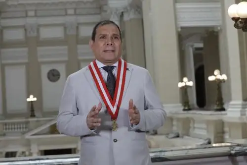 Javier Arévalo, presidente del Poder Judicial. ANDINA/Difusión