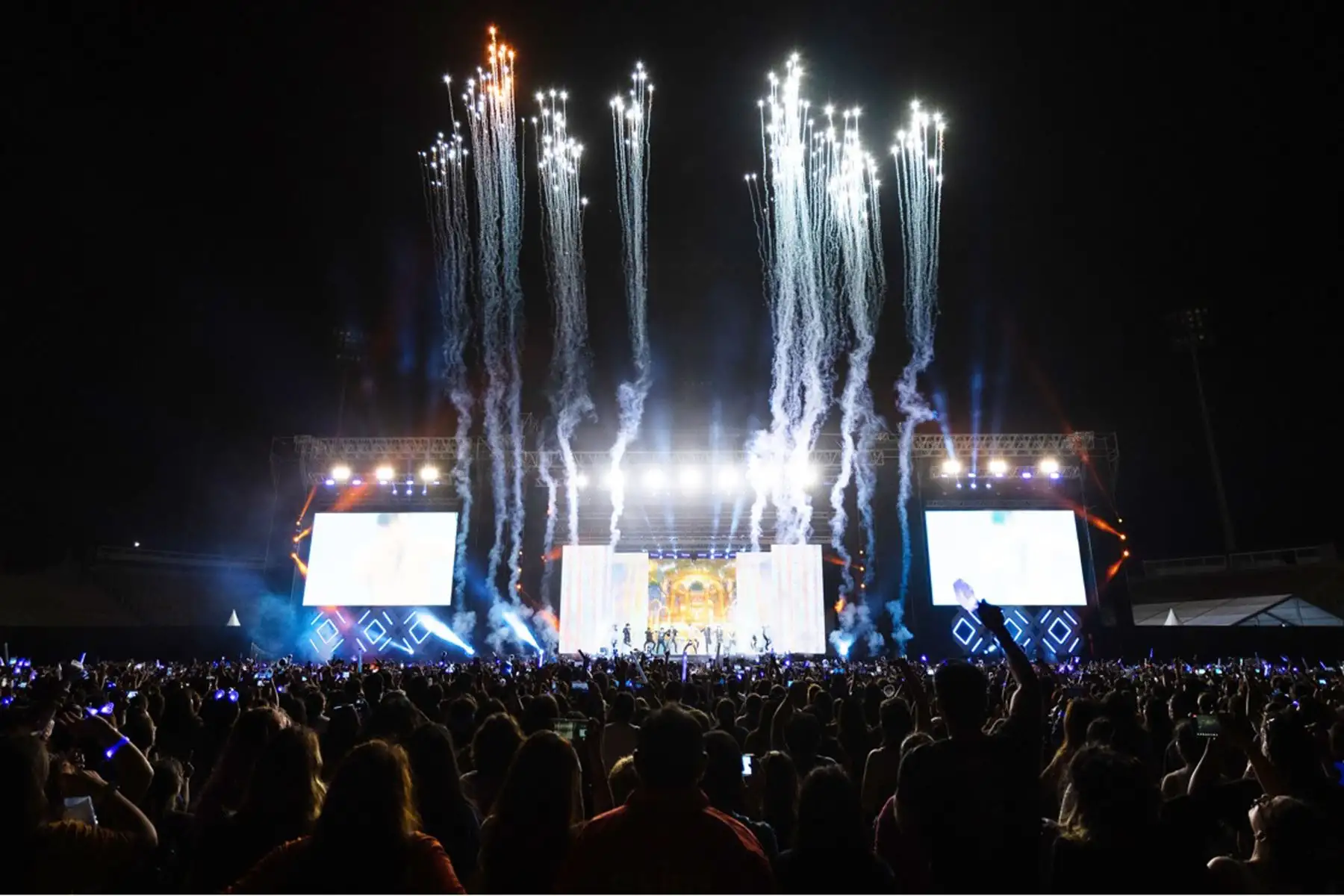 Luego de cinco años de ausencia en los escenarios de América Latina, la popular banda surcoreana Super Junior continuó su tour mundial, que incluyó a Perú, Chile, Brasil y próximamente México
Foto: @SJofficial