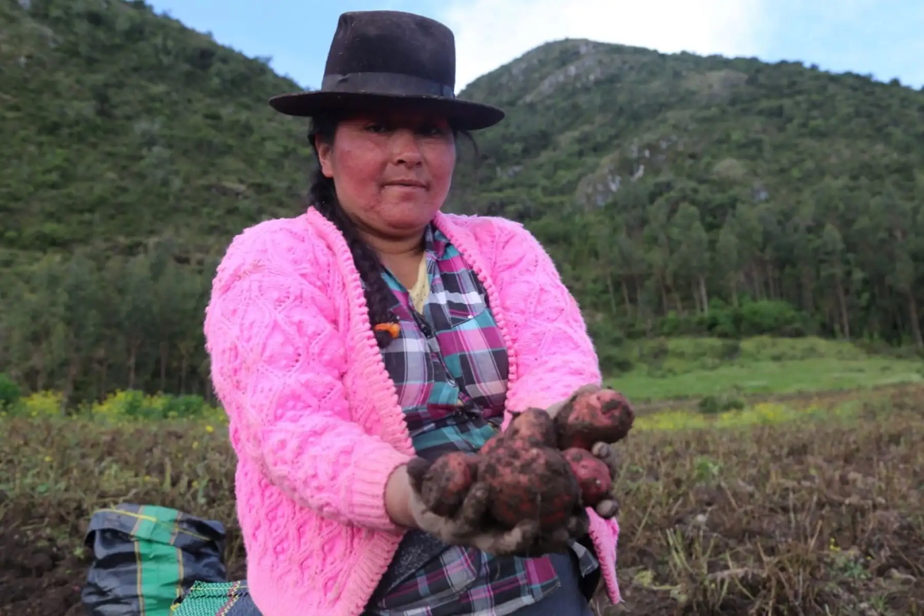 Mujer campesina emprendedora. Foto: Cortesía.
