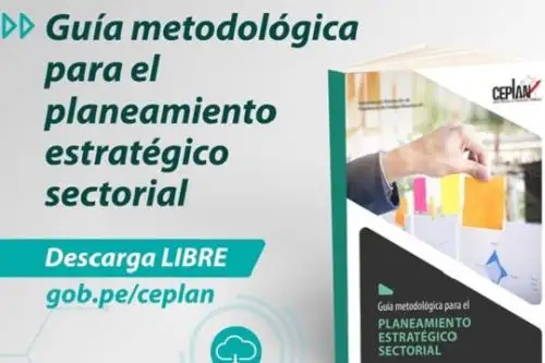 Ceplan publicó la Guía metodológica para el planeamiento estratégico sectorial. Foto: Cortesía.