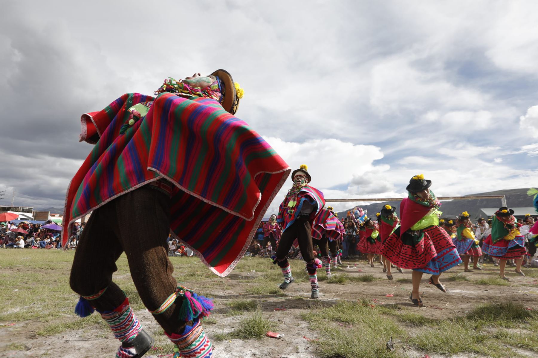 El Encuentro de los pueblos originarios fue un adelanto del Carnaval Ayacuchano 2023 que se celebrará en los próximos días. ANDINA/Difusión