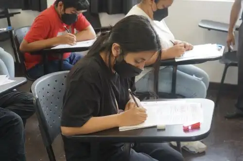 Postulantes a la UNI rindieron hoy el primero de los tres exámenes de admisión. Foto: UNI