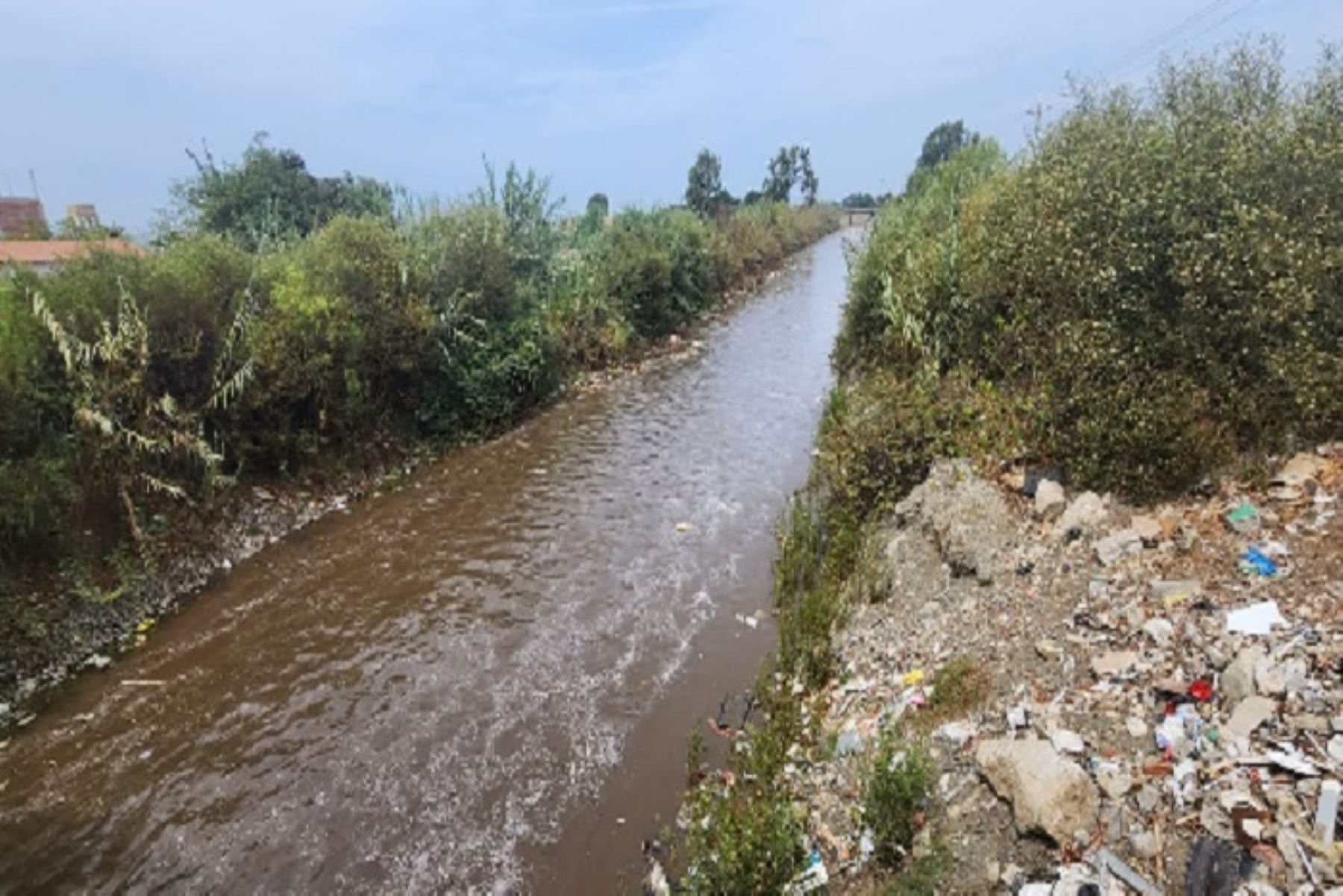 Las aguas del río Huarmey dañaron los cultivos en el sector Cuscus, en la región Áncash.