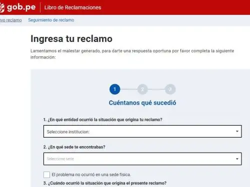 Libro de Reclamaciones del Estado
