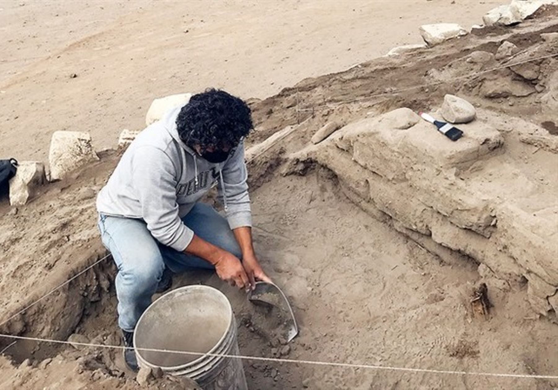Investigación arqueológica revela que el sitio Cerro Colorado, ubicado en la provincia limeña de Barranca, sería contemporáneo con Caral. ANDINA/Difusión