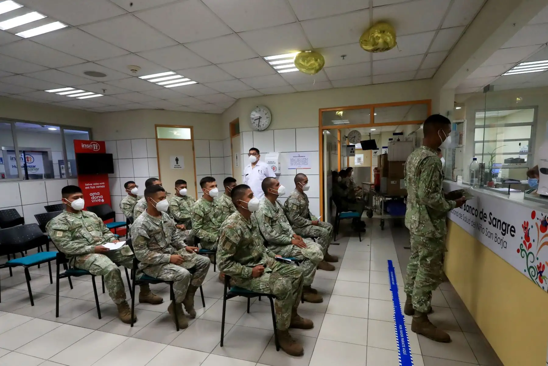 El Ministro de Defensa, Jorge Chávez, junto a personal de las fuerzas armadas participó de la Campaña “Aliados por un sueño” en el Hospital del Niño de San Borja, en el marco del día mundial de la lucha contra el cáncer.
Foto: ANDINA/Mindef