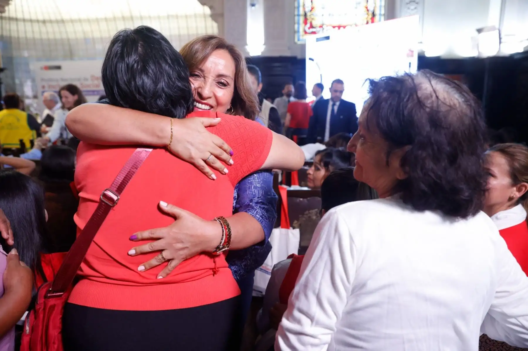 Presidenta de la república, Dina Boluarte, lideró lanzamiento de la Política Nacional de Desarrollo e Inclusión Social al 2030. Foto: ANDINA/ Prensa Presidencia
