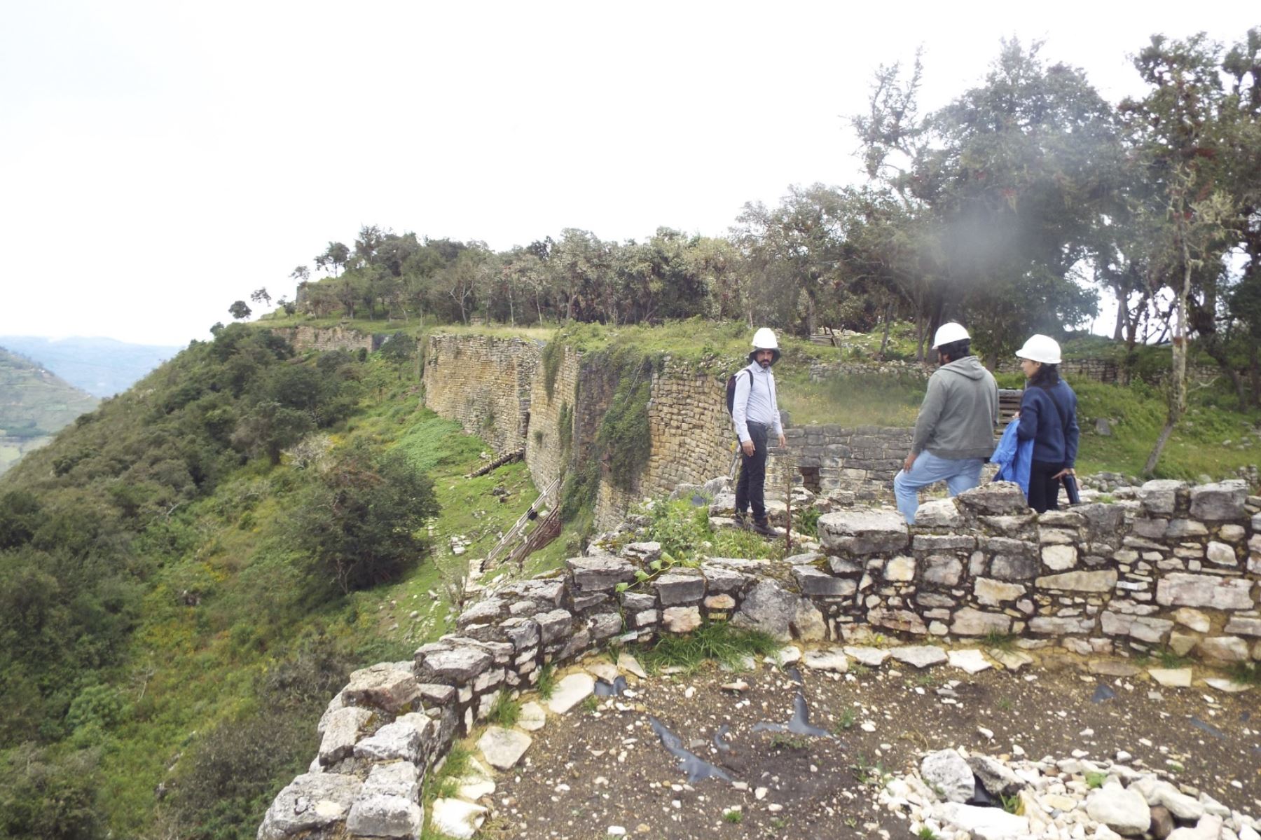 Se priorizará el control de la humedad en el monumento arqueológico Kuélap y la rehabilitación integral de los drenajes. Foto: ANDINA/difusión.