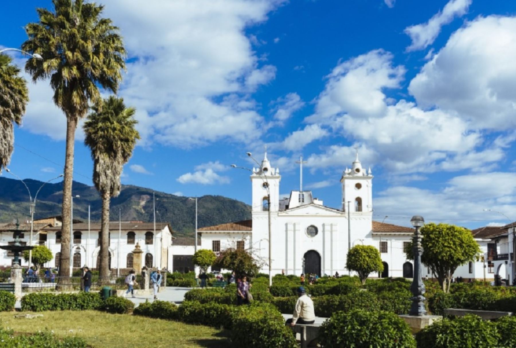 Plaza de Armas de Huaraz, en la región Áncash.