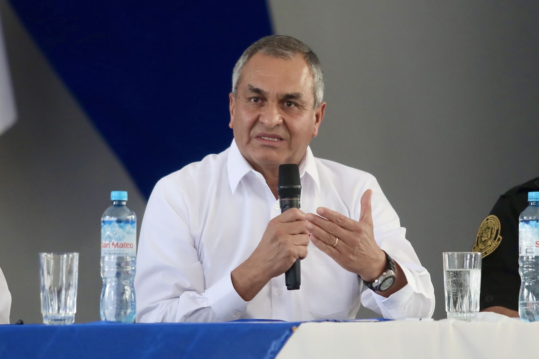 Vicente Romero, ministro del Interior. ANDINA/Ricardo Cuba