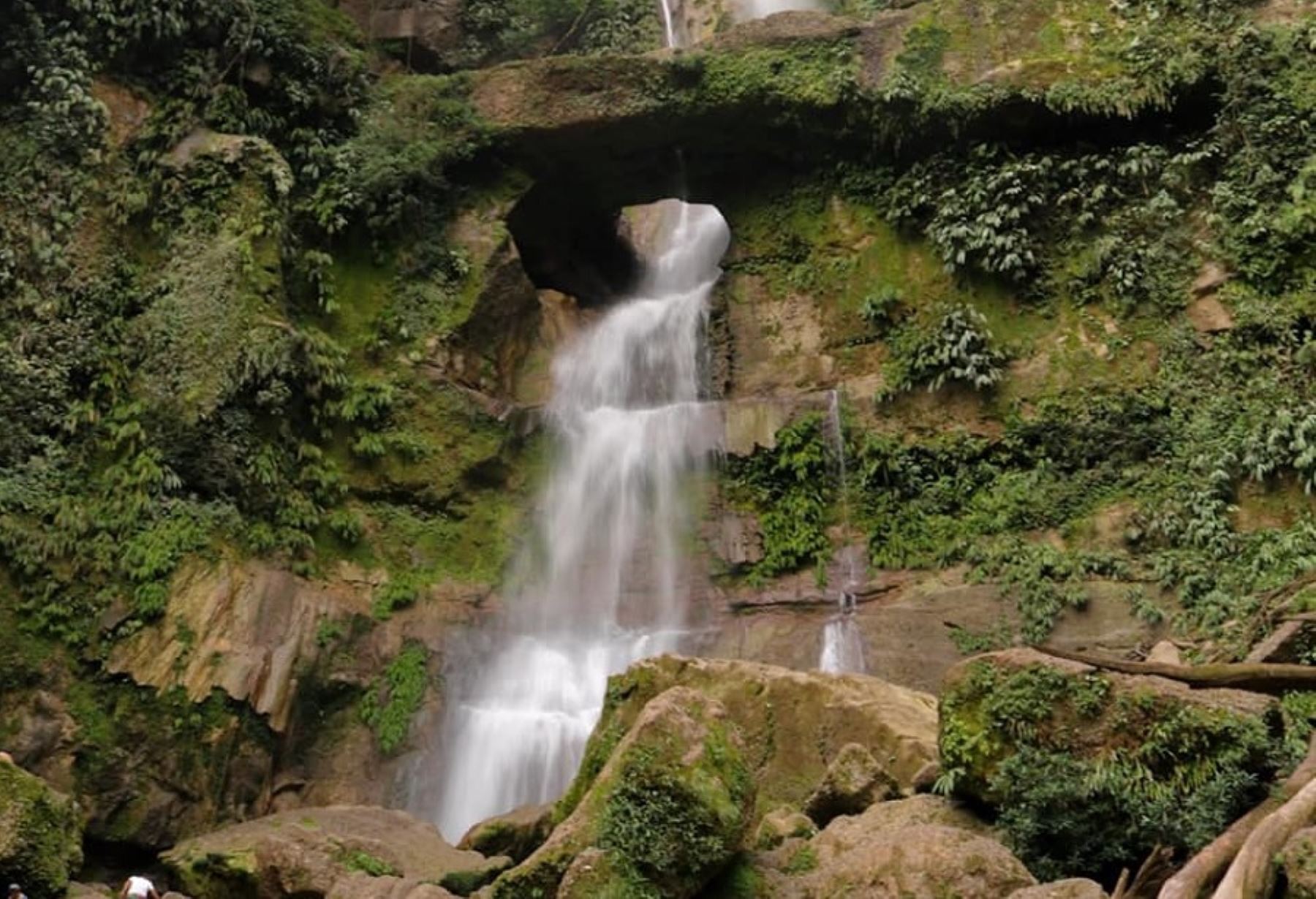 Catarata El Breo, atractivo turístico de la región San Martín.