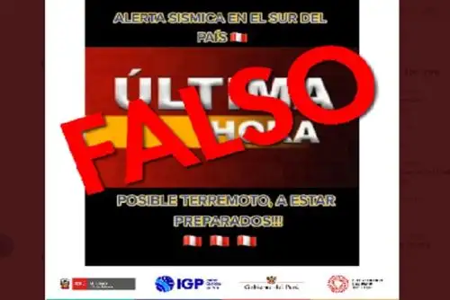 El IGP invoca a la ciudadanía a no dejarse sorprender por noticias irresponsables y malintencionadas.