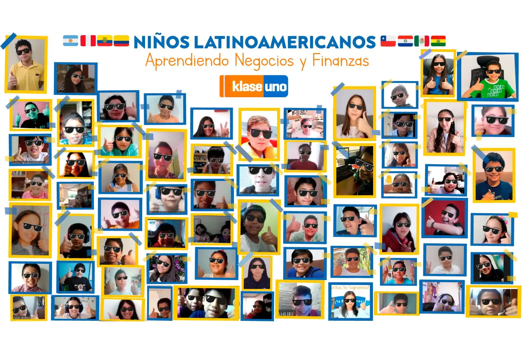Actualmente, Klase Uno ofrece diversos cursos online de entrenamiento empresarial y finanzas. Además, ofrece masterclasses y testimonios de otros niños que han iniciado en el mundo del ahorro con el objetivo de fundar sus propios emprendimientos.