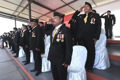 Personal militar jubilado que combatió en el Cenepa. ANDINA/Difusión