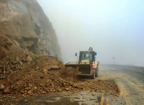 Lluvias intensas se registran en Cajamarca y provocaron deslizamientos que afectaron el tránsito en diversos tramos viales de esta región. ANDINA/Difusión