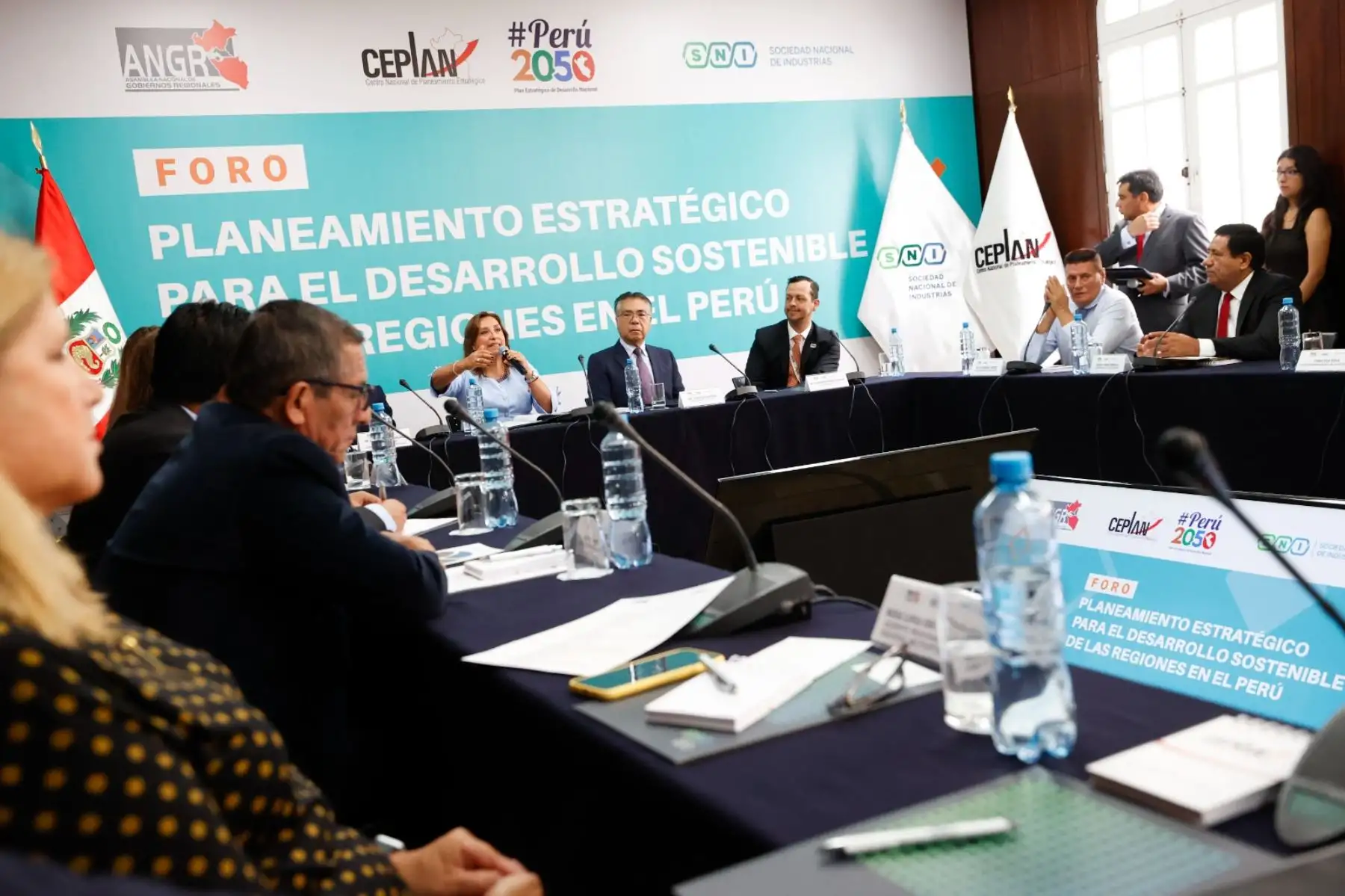Presidenta Dina Boluarte participó en el evento “Planeamiento del Desarrollo Productivo Sostenible en las Regiones del Perú”. Foto: ANDINA/Prensa Presidencia