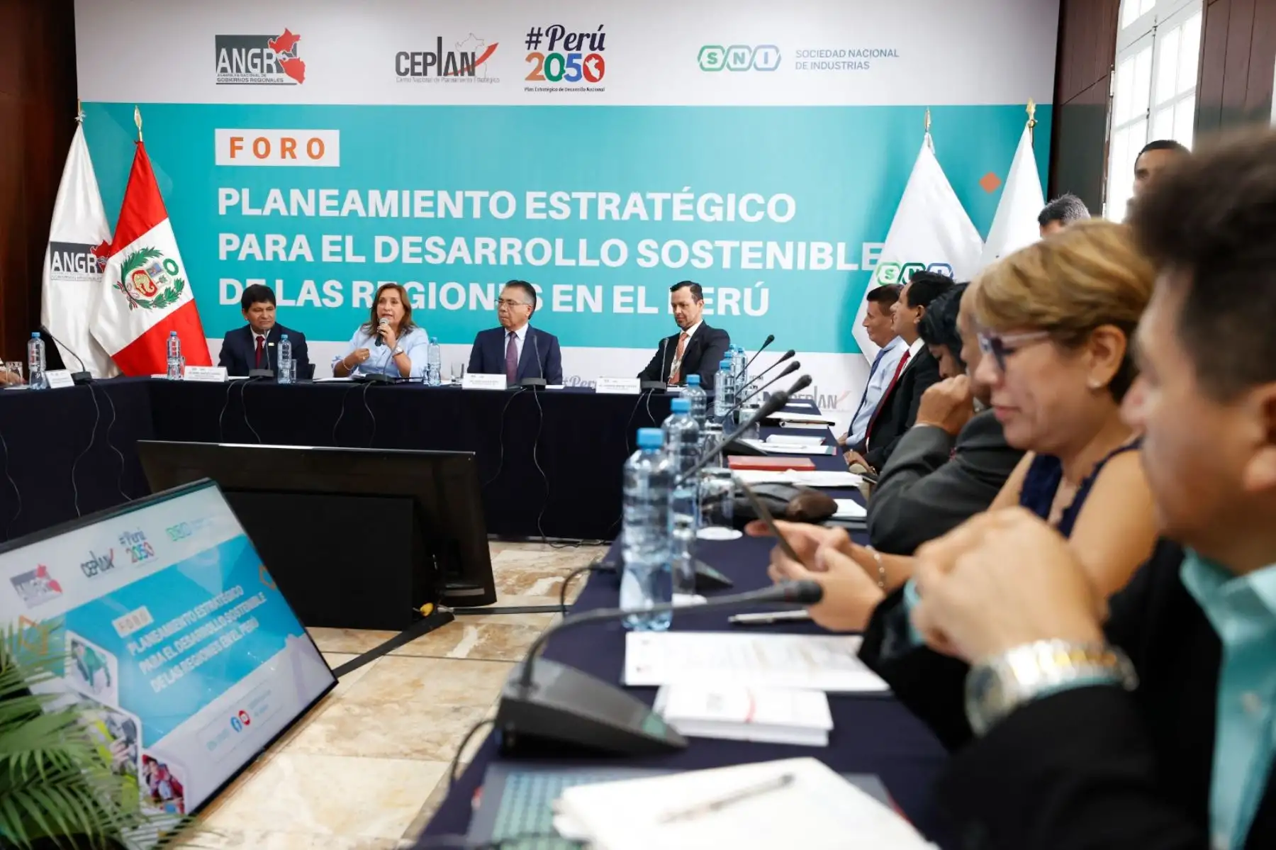 Presidenta Dina Boluarte participó en el evento “Planeamiento del Desarrollo Productivo Sostenible en las Regiones del Perú”. Foto: ANDINA/Prensa Presidencia