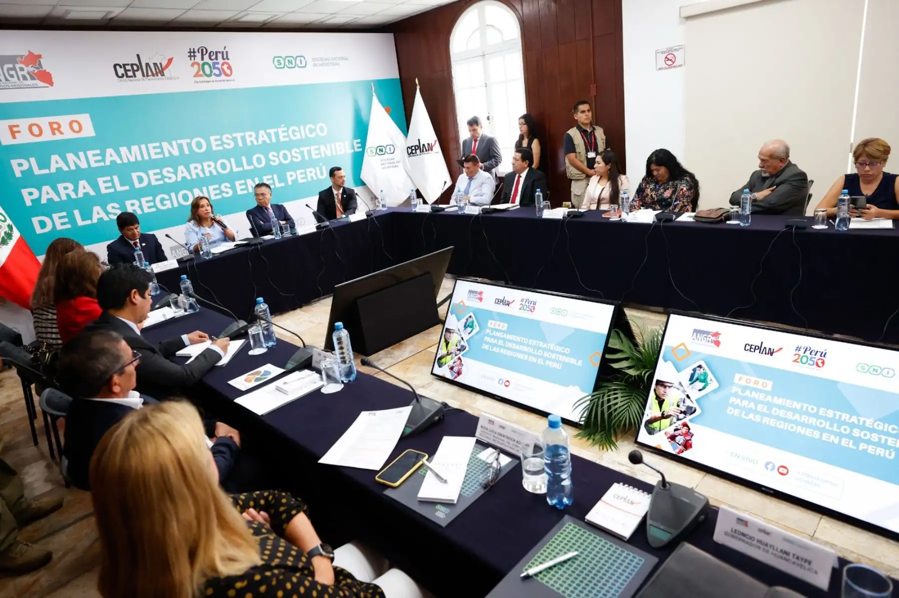 Presidenta Dina Boluarte participó en el evento “Planeamiento del Desarrollo Productivo Sostenible en las Regiones del Perú”. Foto: ANDINA/Prensa Presidencia