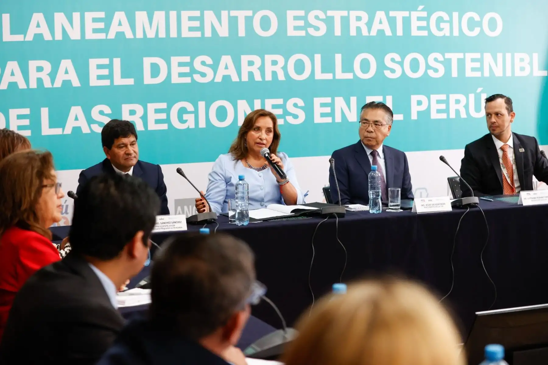 Presidenta Dina Boluarte participó en el evento “Planeamiento del Desarrollo Productivo Sostenible en las Regiones del Perú”. Foto: ANDINA/Prensa Presidencia
