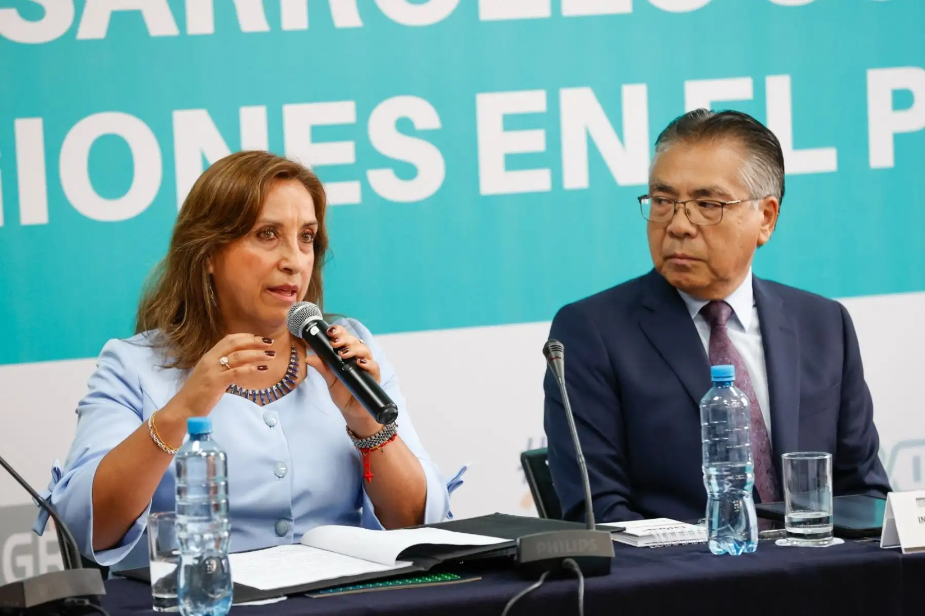 Presidenta Dina Boluarte participó en el evento “Planeamiento del Desarrollo Productivo Sostenible en las Regiones del Perú”. Foto: ANDINA/Prensa Presidencia