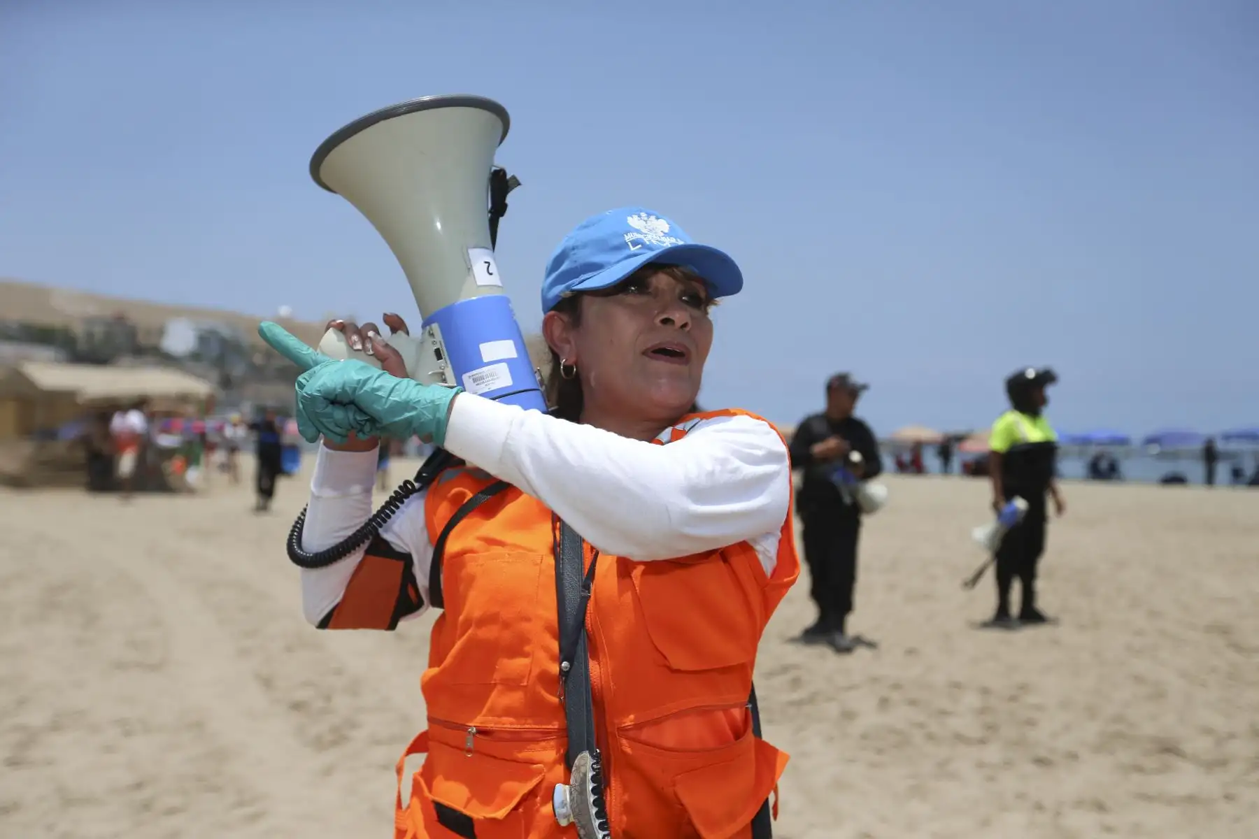 Se llevó a cabo un simulacro de tsunami en Lima, para enfrentar una emergencia simulada causada por un sismo de magnitud 8.8  que involucrará la llegada de olas de 15 metros a la costa que colinda con los distritos de Chorrillos, Barranco, Miraflores, San Isidro, San Miguel y Magdalena.Foto: ANDINA/Tatiana Gamarra