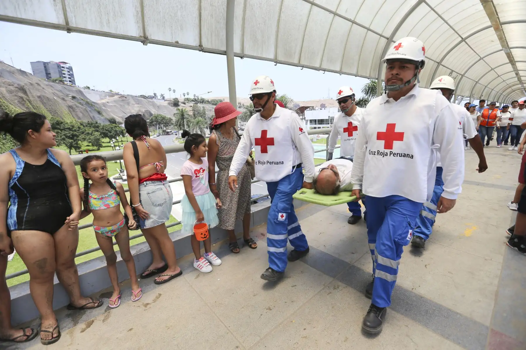 El último simulacro de tsunami que involucró a Chorrillos se organizó en el 2018. Aquella vez la experiencia fue óptima, por ese hoy en el simulacro, buscan repetir los resultados. 
Foto: ANDINA/Tatiana Gamarra