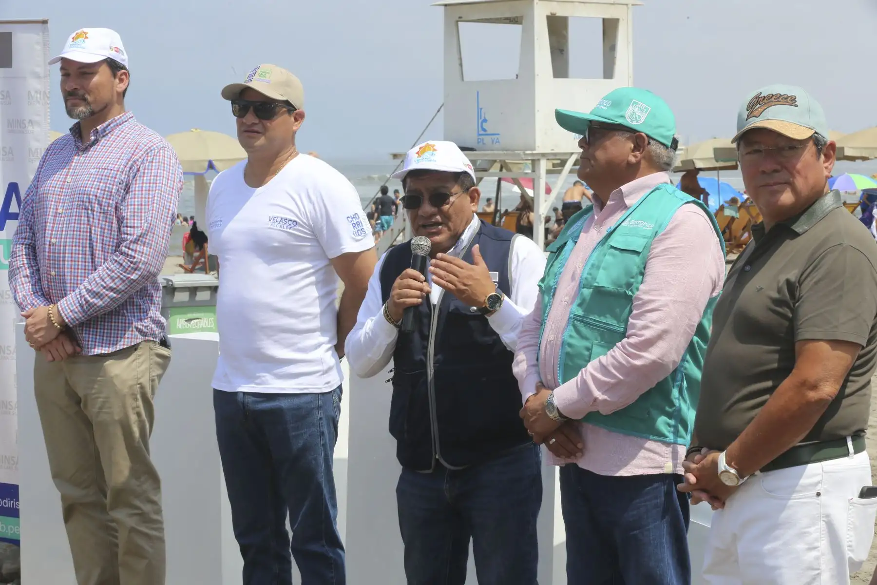 Minsa entrega el premio “Playa y Restaurante Saludable de Lima Sur - Verano 2023”, donde se reconoció a los gobiernos locales y establecimientos que garantizaron mantenimiento, higiene y salubridad para la población, según los lineamientos vigentes del Ministerio de Salud.
Foto: ANDINA/Tatiana Gamarra