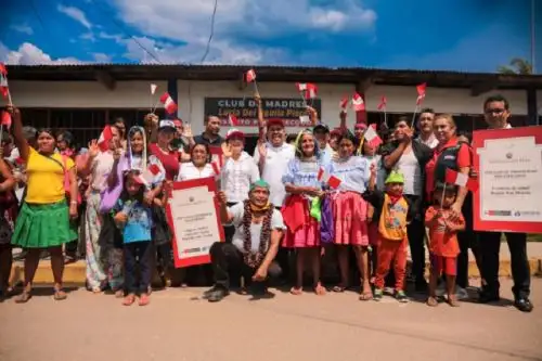 El Ministerio de Vivienda Construcción y Saneamiento, a través del Organismo de Formalización de la Propiedad Informal (Cofopri), entregó en la región San Martín un total de 1,118 títulos de propiedad a familias y 88 destinados a instituciones públicas.
