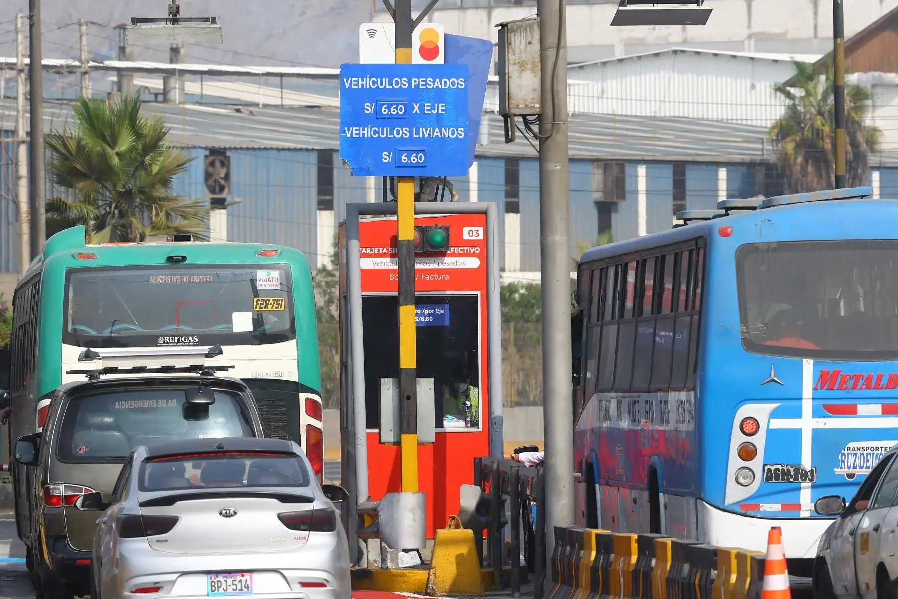 Peaje en la linea amarilla y vía de Evitamiento se elevó a S/6.60 desde hoy domingo 26 de febrero. Foto: ANDINA/Eddy Ramos