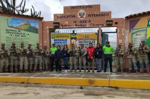 Fuerzas Armadas dan seguridad en comicios internos previos a elecciones municipales complementarias. Foto: ANDINA/Difusión