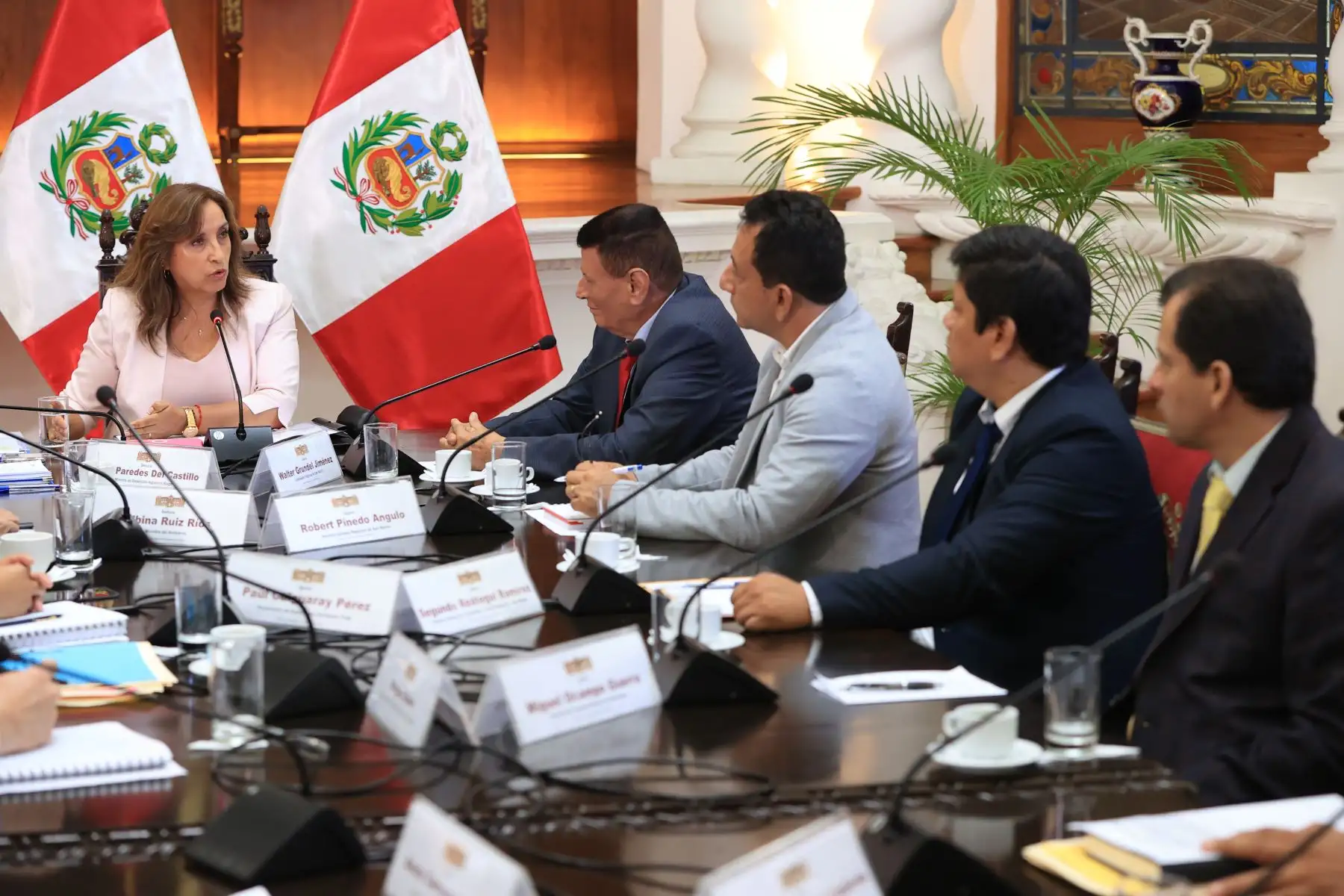 La presidenta Dina Boluarte se reunió con alcalde de Abancay, Néstor Peña y anunció que el Ejecutivo trabaja la agenda Apurímac para impulsar el desarrollo de la región.

Foto: ANDINA/Difusión