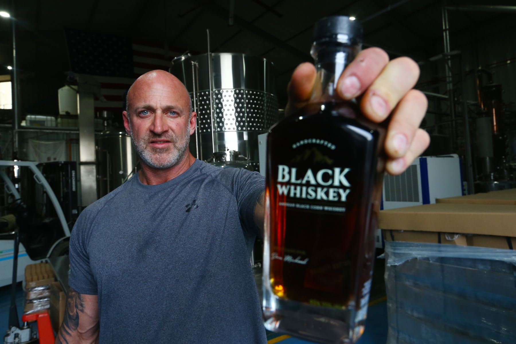 Michael Kuryla es el creador del whisky peruano elaborado con maíz morado. ANDINA/Eddy Ramos